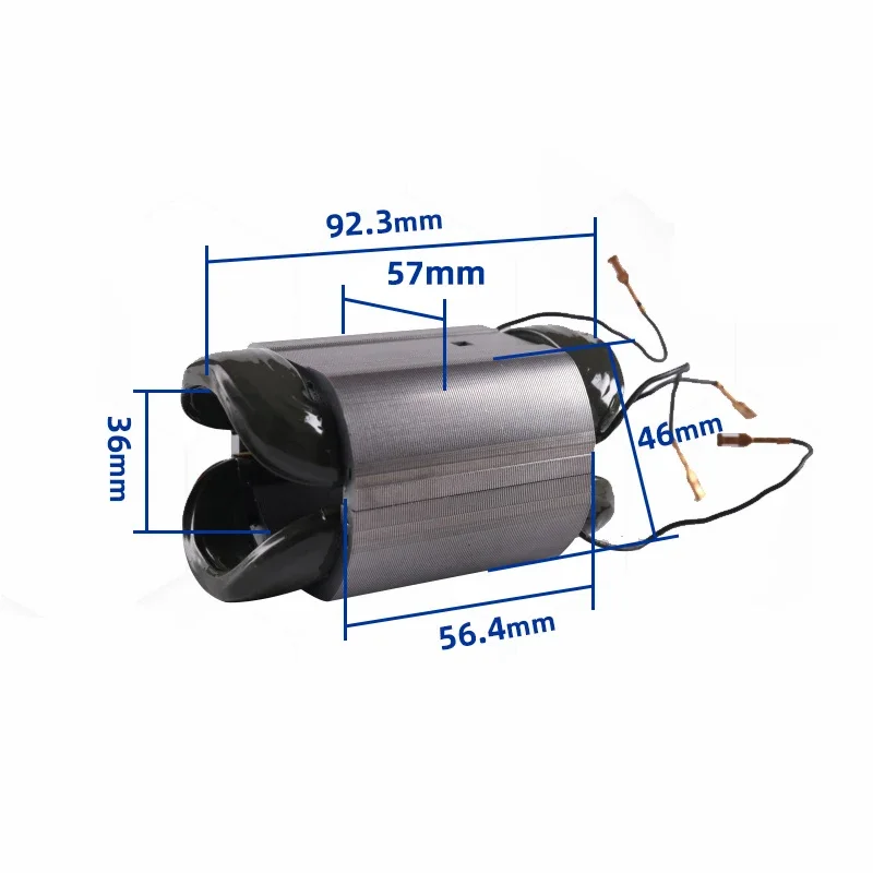 AC220-240V Armature Stator Parts for Bosch GWS14-125C/CI 14-150C/CI Angle Grinder Armature Rotor Anchor Coil Replacement