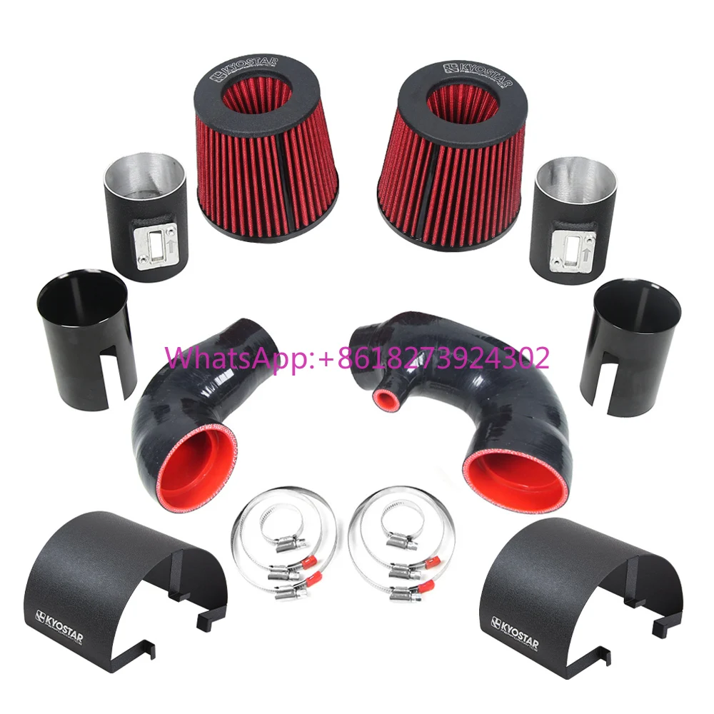 

3" Shorty Cold Air Intake Turbo Inlet With Heat Shield and Insert for Infiniti Q50 Q60 3.0L Twin Turbo VR30DDTT for New Nissan Z