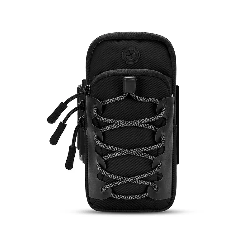 Universal Motorcycle Phone Storage Bag Waterproof Oxford Fabric Motorbike Handlebar Mount Pouch Adjustable Lace Design Tool Bag