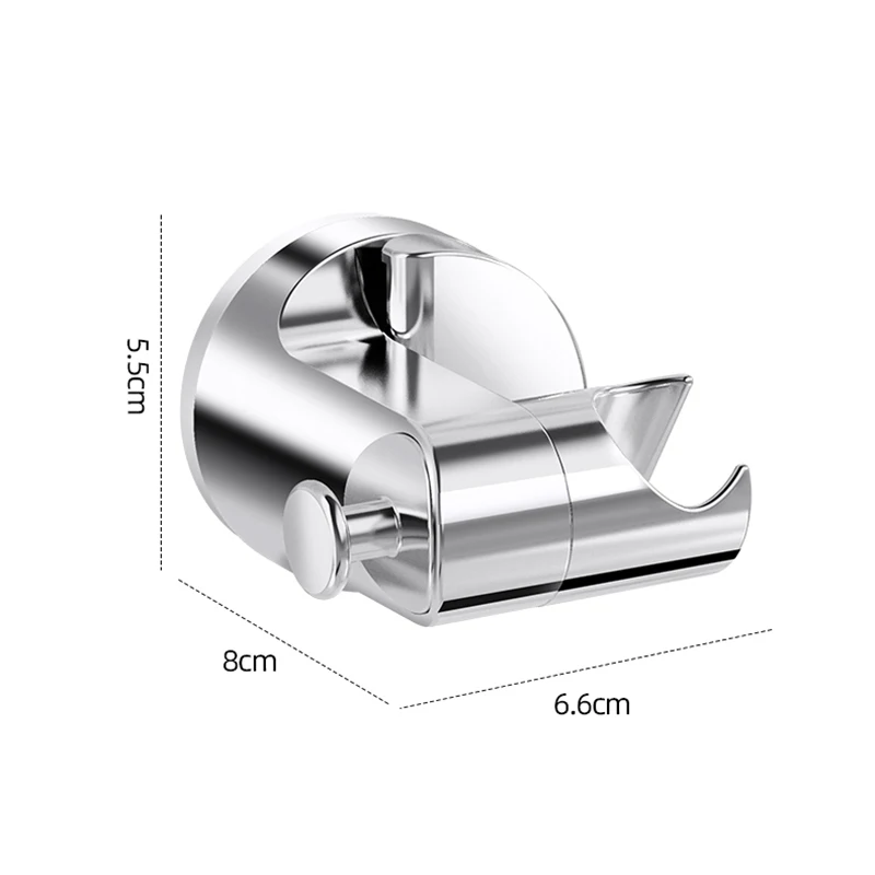 Держатель насадки для душа Регулируемая самоклеящаяся подставка для насадки для душа Кронштейн на присоске Настенное крепление Держатель для душа Аксессуары для ванной комнаты