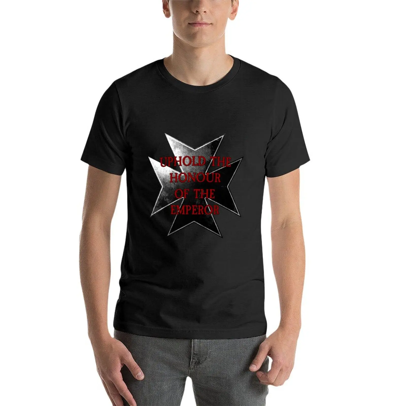 Templar Vow - Uphold the Honour of the Emperor! T-Shirt sweat tops oversized plain black t shirts men