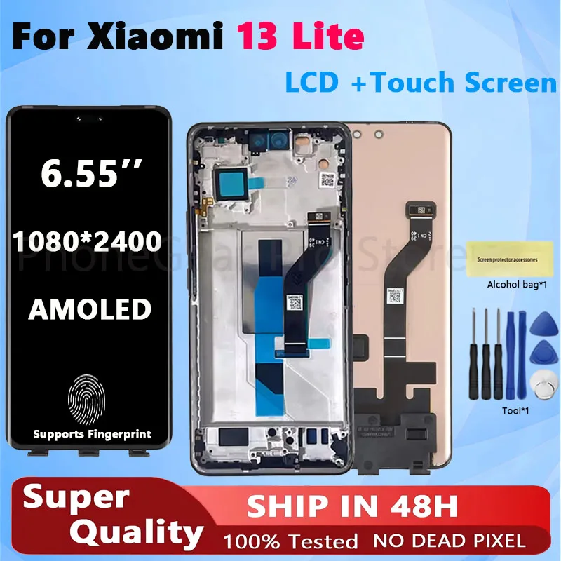 nouvel-ecran-tactile-lcd-amoled-de-655-pouces-pour-xiaomi-13-lite-ensemble-de-remplacement-pour-ecran-lcd-mi13lite-avec-cadre