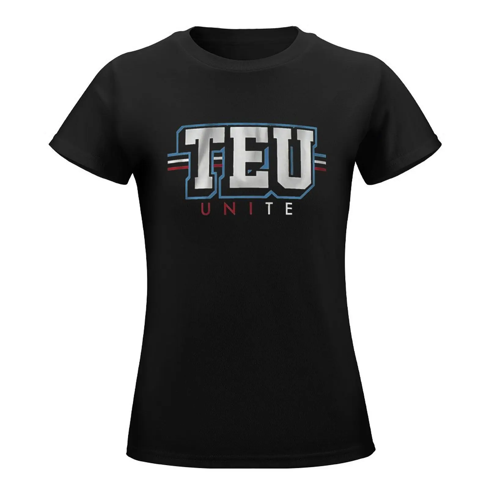 Tight end university TEU unite T-Shirt Short sleeve tee summer top plus size tops workout t shirts for Women