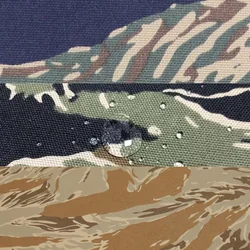 500D Nylon Fabric Blue Green Black Desert Tiger Stripe Camouflage Cloth Luggage Vest DIY