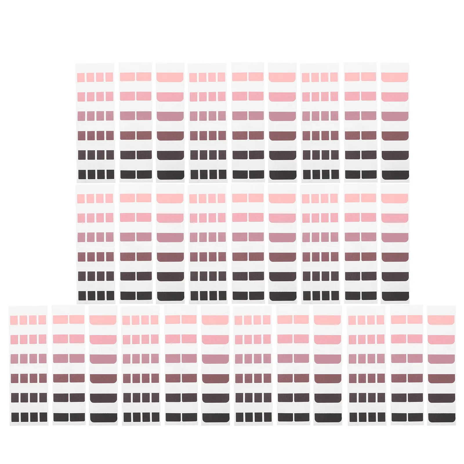 

Набор из 3 градиентных клейких закладок-индексов, цветные маркеры страниц, этикетки, записываемые закладки для блокнотов, папок, файлов, планировщиков