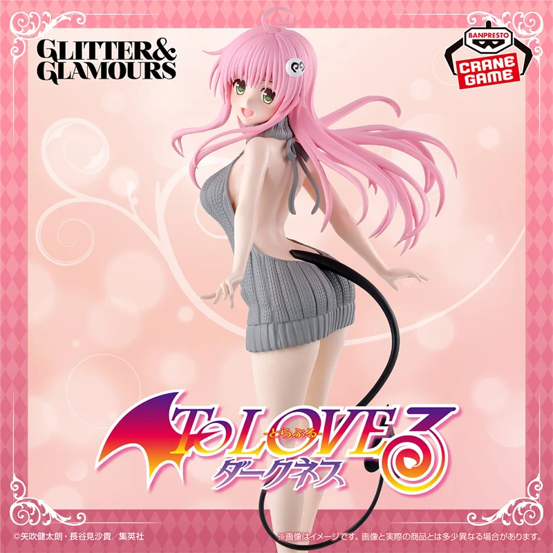 Bandai Asli To LOVEru DARKNESS GLITTER & GLAMOURS MIKAN YUKI Figur Aksi Anime Model Mainan Hadiah untuk Mainan Hobi Anak-anak