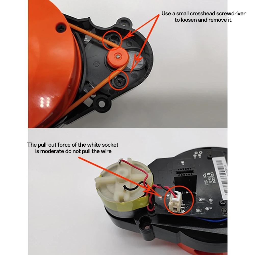 Motor for Xiaomi Roborock S50 S51 S55 S5 S5 Max S6 Pure S6 MaxV robot vacuum accessories Gear Transmission Motor parts