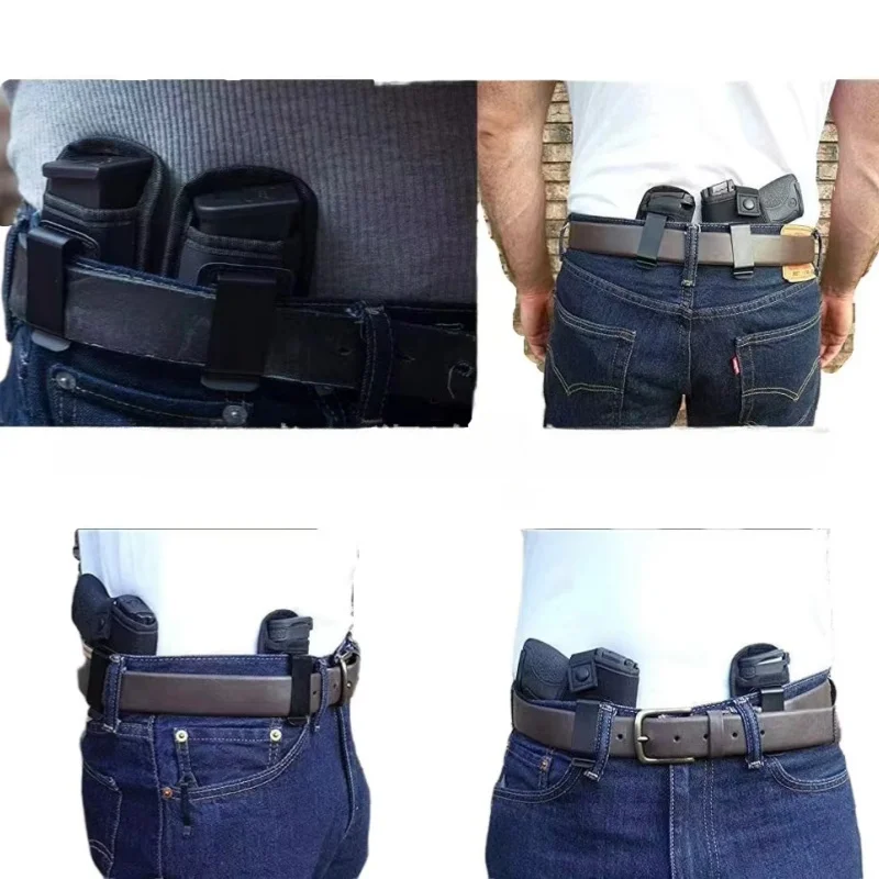 Magazine Pouch Holster Mag Holder Belt Clip for 9mm .40mm Pistol Glock 19 21 22 23 Ruger SR40 Full size XD Beretta