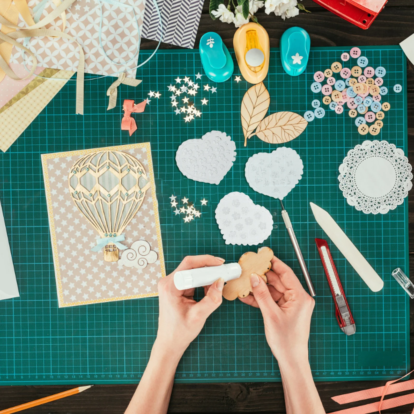 8Pcs Rose Flower Molds Polymer Clay Crafting Earring Pendant Making DIY Nail Art Decor Smooth Surface No Burrs