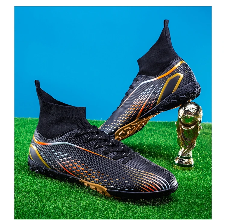 Fußballschuhe Herren X2308 Weiß TF/FG Original Professionelle Jugend Anti-Rutsch Indoor Fast Soccer Outdoor Training Fußball Sneaker – Detail 15