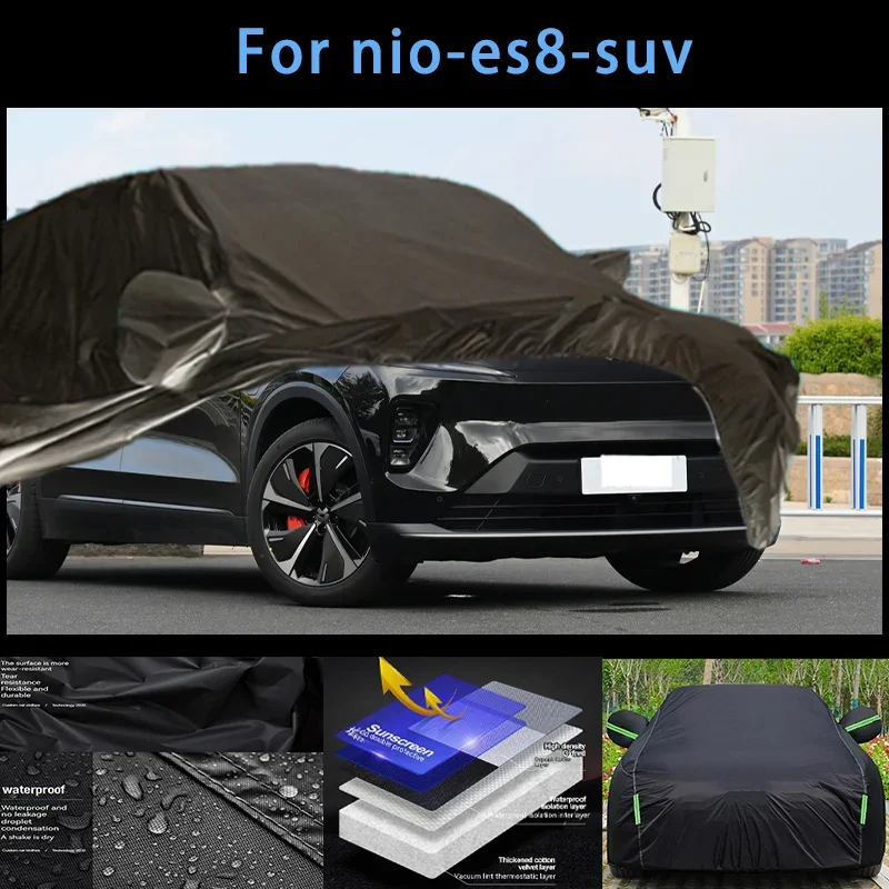 

For nio-es8-suv Outdoor Protection Full Car Covers Snow Cover Sunshade Waterproof Dustproof Exterior Car accessories