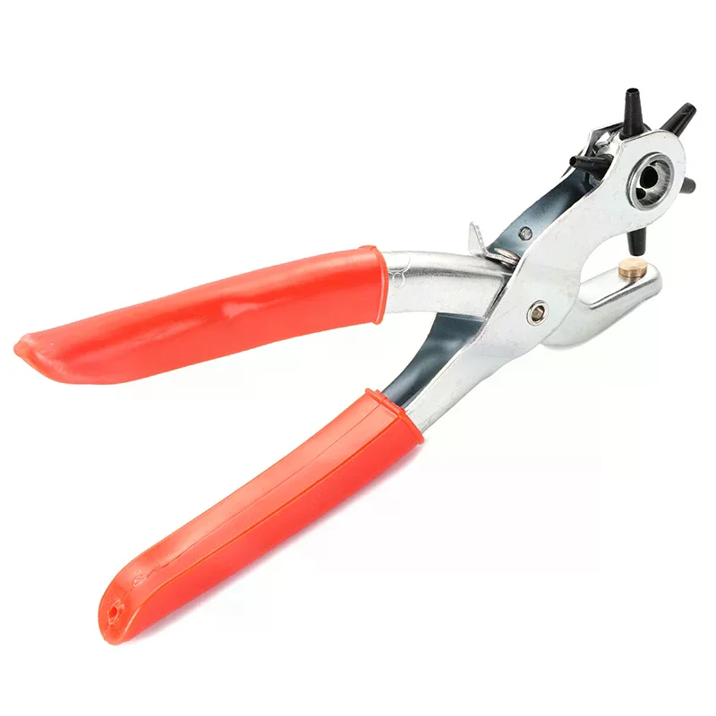 Multifunction Punch Pliers Round Hole Oval Hole DIY Tool Watchband Strap Household Leathercraft Leather Belt Hole Punch Plier