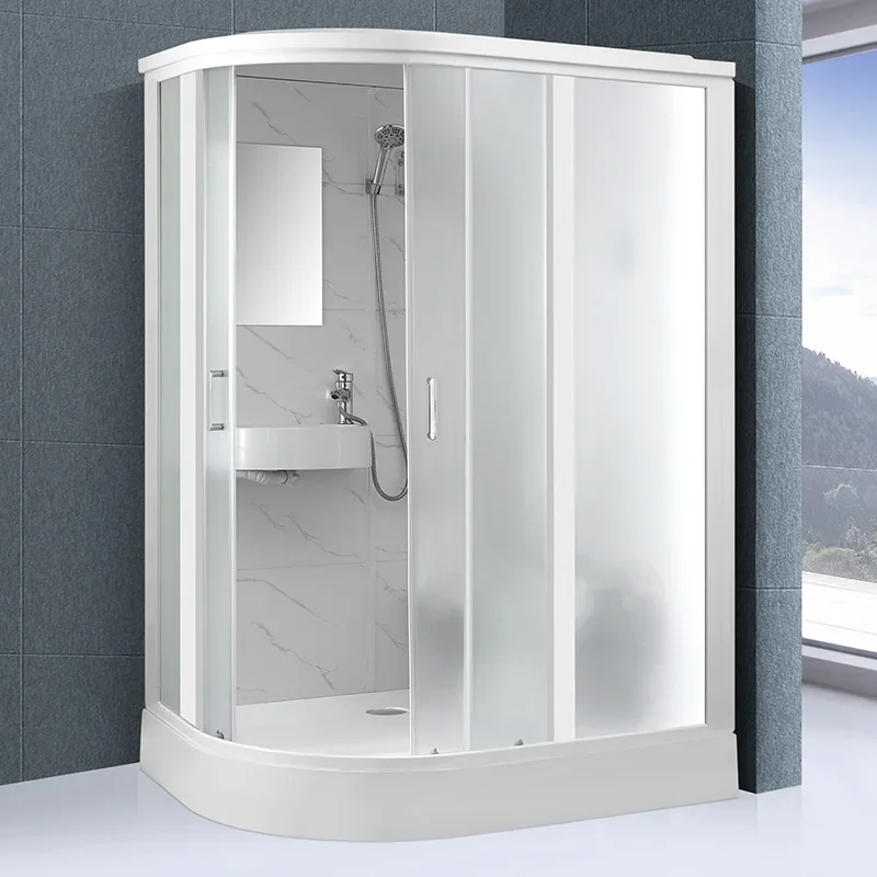 

Integral bathroom Shower room Indoor integrated toilet Integrated bathroom Curved bathroom Bath room Bath room with toilet