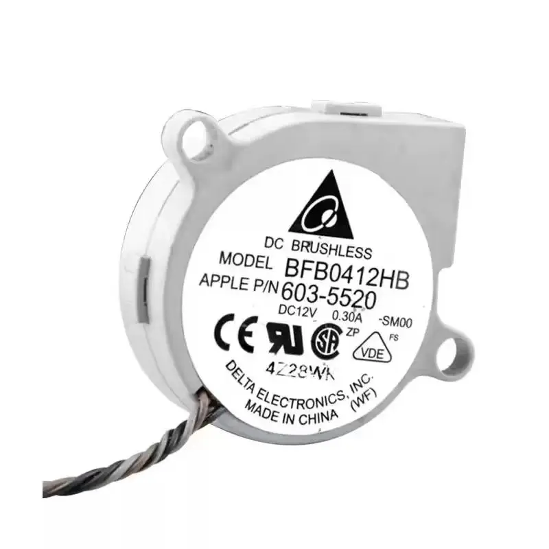 オリジナルデルタ-bfb0412hb-603-5520-12v-030a-4012-40-ミリメートル-4-センチメートル-4pin-pwm-ラップトップ-imac-ミニ-pc-ケース遠心送風機冷却ファン