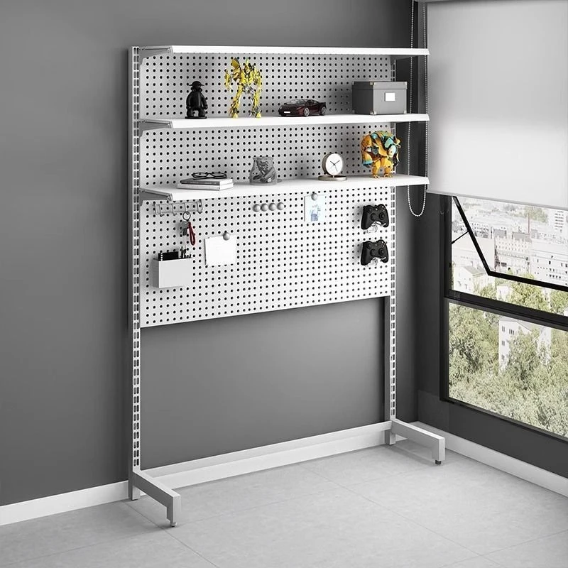 

Computer desk girl Internet celebrity combination hole bookshelf desk storage student landing