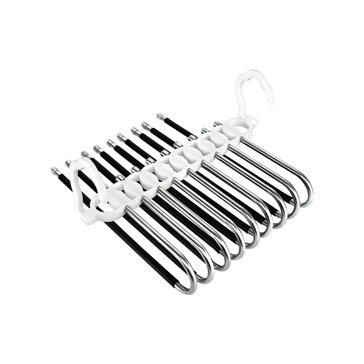 متعددة الوظائف متعددة الطبقات الفولاذ المقاوم للصدأ السراويل رف شماعات تلسكوبي للطي السراويل