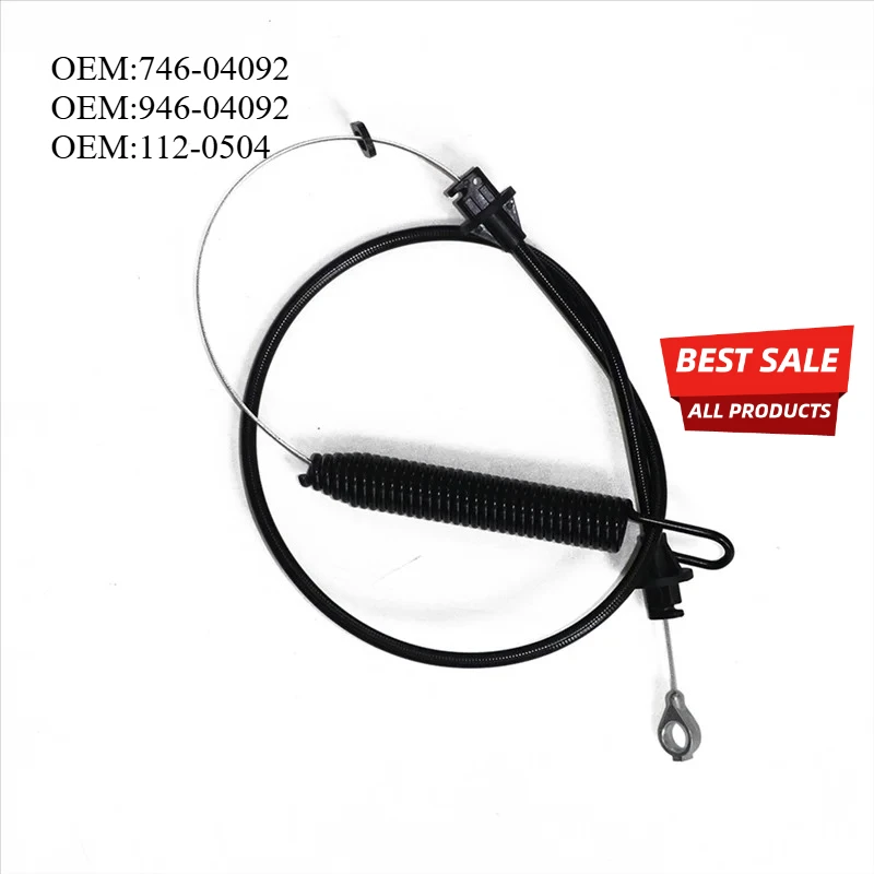 

112-0504 MTD Yard Man Troy Bilt Lawnmower Accessories 946-04092 Mower Deck Engagement Cable 746-04092