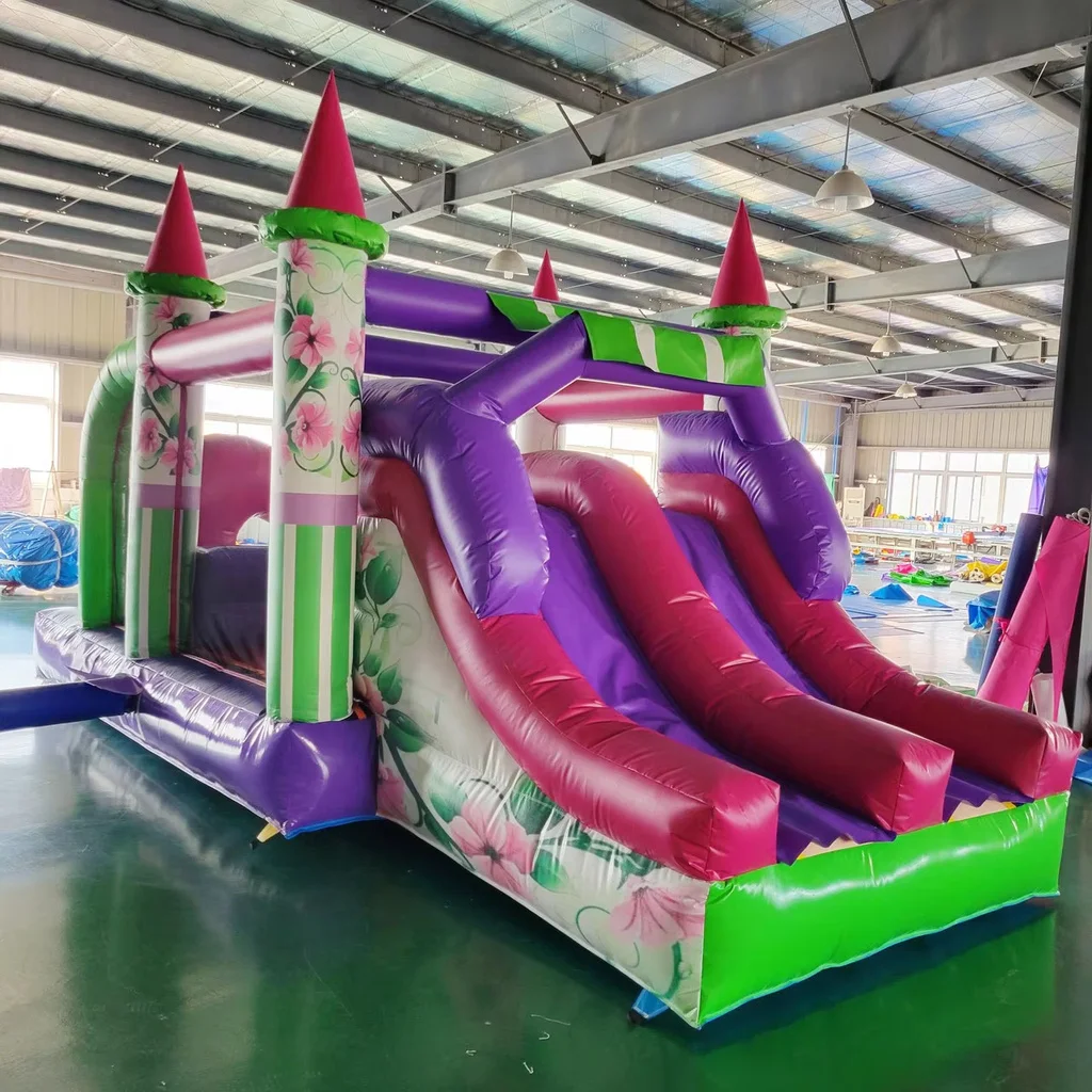 Bouncy Slide Bouncer Popular children amusement park PVC inflatable bouncer house for sale outdoor inflatable bouncer