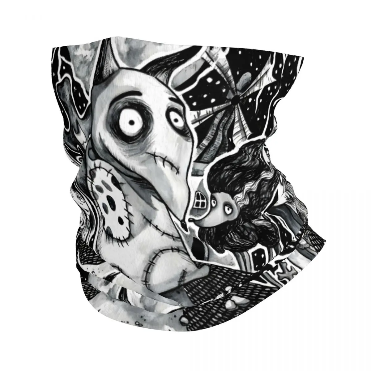 

Frankenweenie бандана, гетры для лыжного охоты, женский и мужской шарф с запахом, аниме, научная фантастика, комедийный фильм ужасов, Балаклава, теплая