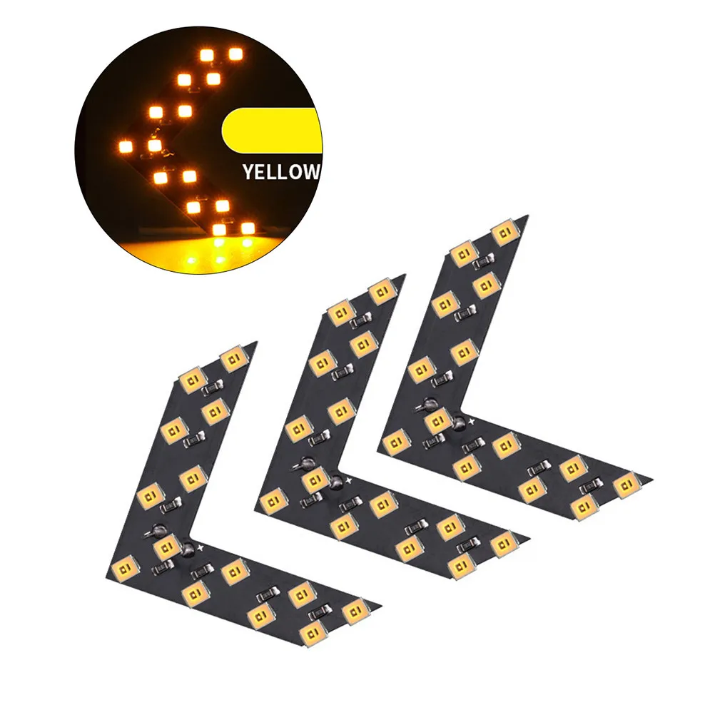 

20pcs LED Turn Signal Light Car Rearview Mirror Side Accessories Metal Indicator Dash Lamp Bright Long Lasting Easy Install