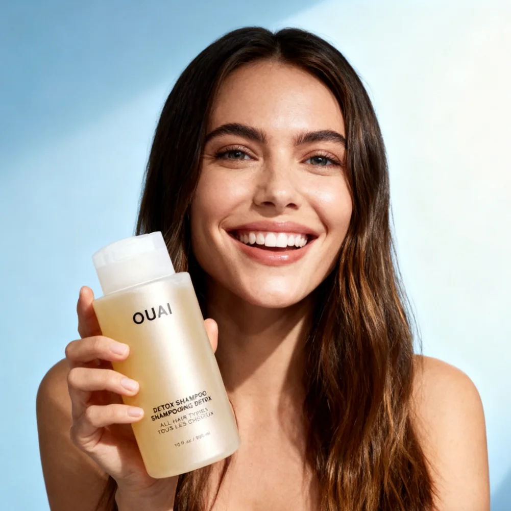

OUAI Fine Hair Shampoo 300ML with Fruit Vinegar Essence Oil Control and Freshness Silky Smooth Hair Care