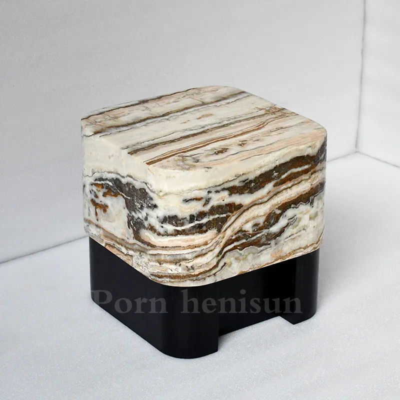 

smt1 Medieval solid wood cave stone edge a few living room creative sofa corner a few cream style designer light luxury