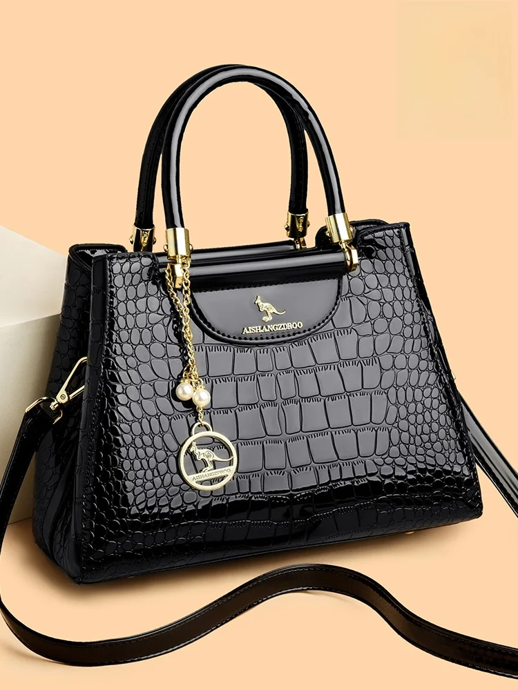 

Женская сумка Aishangzdroo из натуральной кожи кенгуру, новая модная универсальная сумка через плечо 2025 года, сумка-кроссбоди