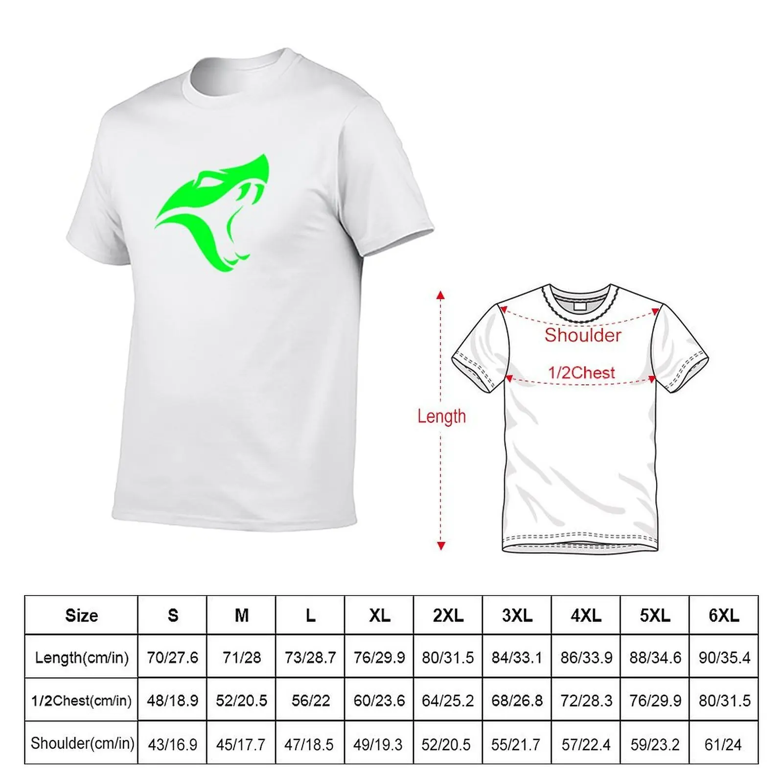 Green Vipers logo T-Shirt printed t shirts for man t shirts for man graphic tees T-Shirt
