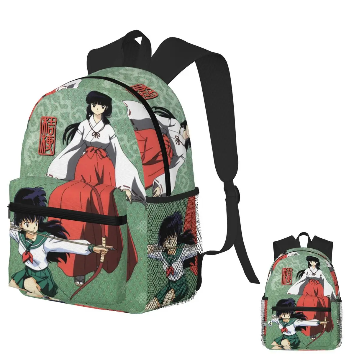 

Inuyasha Higurashi Kagome аниме студенческий рюкзак школьная сумка походный дорожный рюкзак для мальчиков и девочек модная сумка для книг сумки на плечо