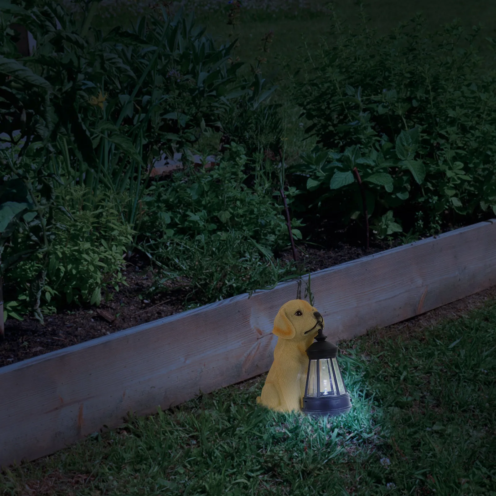 

1Pcs Solar Dog Lamp Outdoor Garden Lawn Light Resin LED Decorative Light Solar-Powered Yard Courtyard Home Decoration