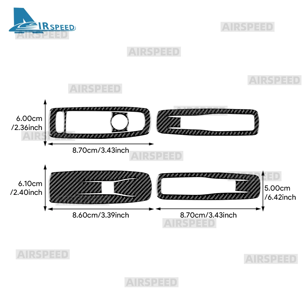 Real Soft Carbon Fiber Sticker For Renault Fluence 2009 2010 2011 2012 2013 2014 LHD Car Window Lift Button Frame Accessories - Image 5