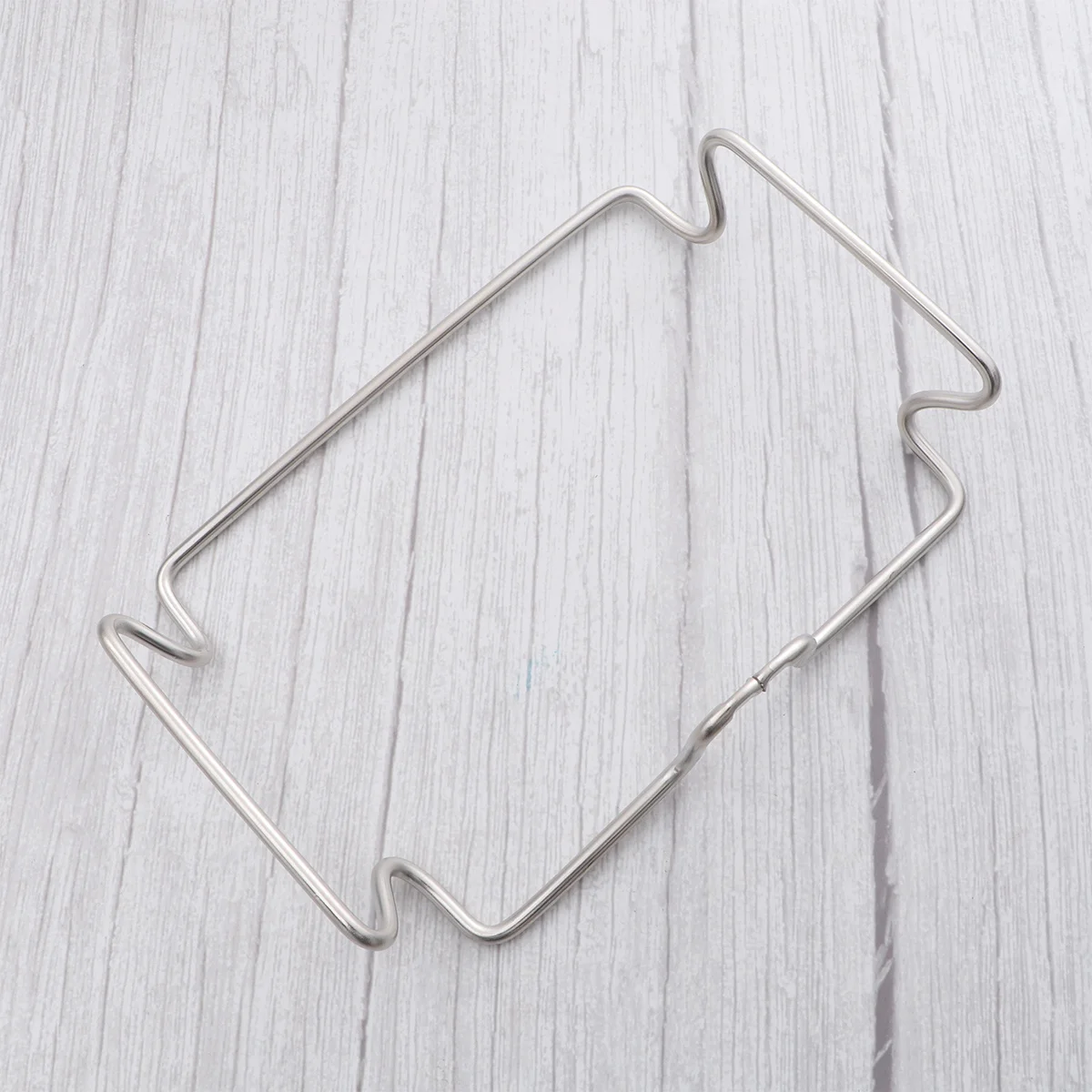 

Stainless Steel Kitchen Hook Storage Rack No Punch Door Back Hanger For Trash Pouch Towel Lid Bathroom Hanging Shelf