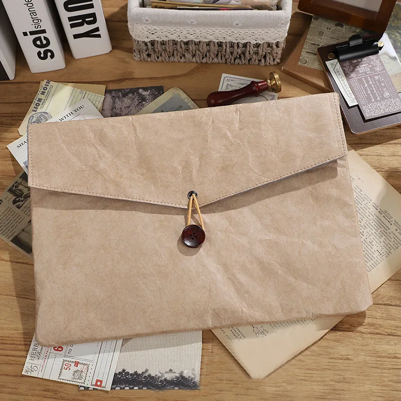Ultra-light portable DuPont paper tablet bag, iPad protective case, Kindle storage bag, business briefcase, multi-functional document storage bag