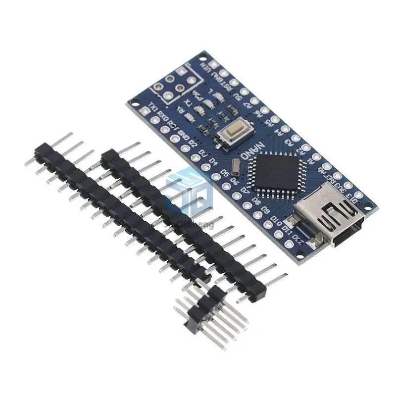 Nano-ミニUSBポート,16MHz,ブートローダー付き,nano 3.0コントローラー,ch340,arduino用,atmega328p,168p