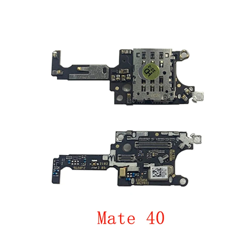 Original SIM Card Reader Board Flex Cable With Mircrophone For Huawei Mate 40 Mate 40 Pro SIM Card Flex Replacement Spare Parts