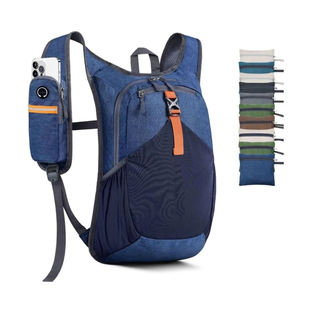 15L Hiking Backpack Foldable Multiple Pockets Small Backpack Lightweight Compact Ultralight Hiking Daypack Outdoor Activities