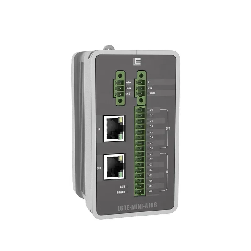 

Good Deal Mini Remote IO Module LCTE-MINI-AIO8 EtherCAT 8-Channel Network Analog Input
