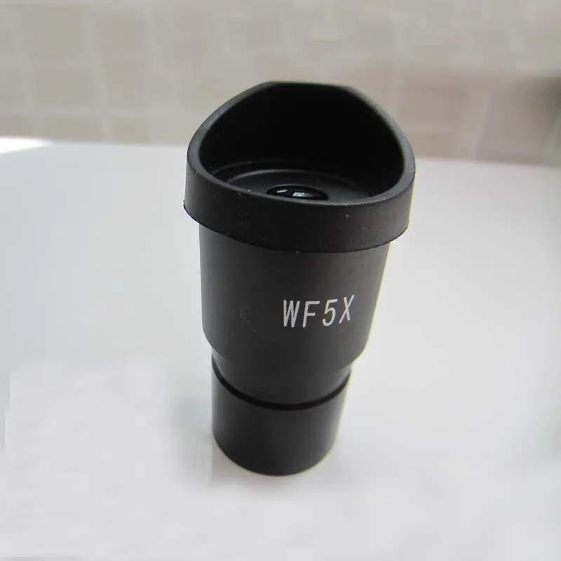 Free Shipping! WF5X Field of View 20mm Wide Angle Microscope Eyepiece Optical Lens with Mounting Size 30.5mm