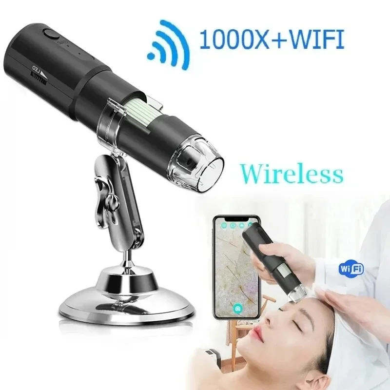 Dermatoscope Analyseur de Peau du Cuir Chevelu Machine 1600X Analyseur Facial et Corporel Microscope Électronique Beauté Santé Profession