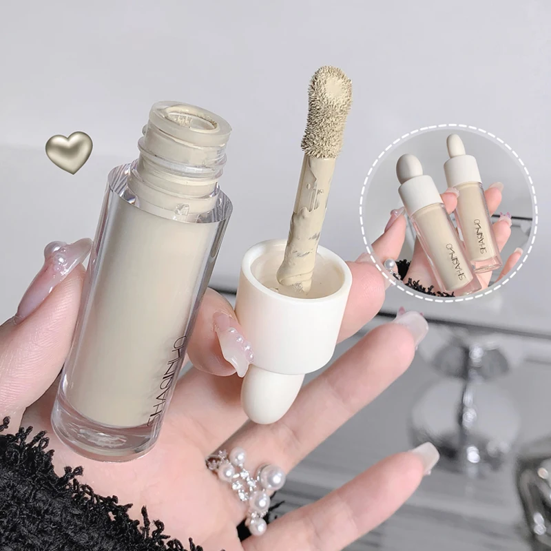 High Covering Concealer Cream Texture Covers Acne Marks Dark Circles Face Makeup Liquid Concealer Lasting Brighten Face Cosmetic