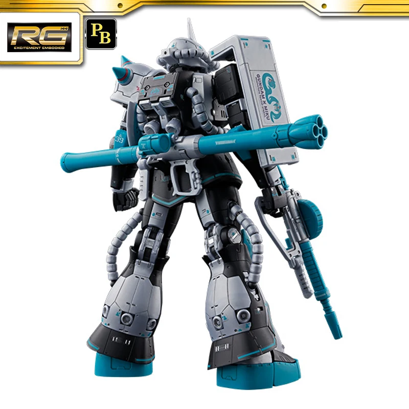 BANDAI PB LIMITED GUNDAM X Miku Anniversary Special Project RG 1/144 MS-06S ZAKU II [HATSUNE MIKU Ver.] مجموعة شخصيات الرسوم المتحركة