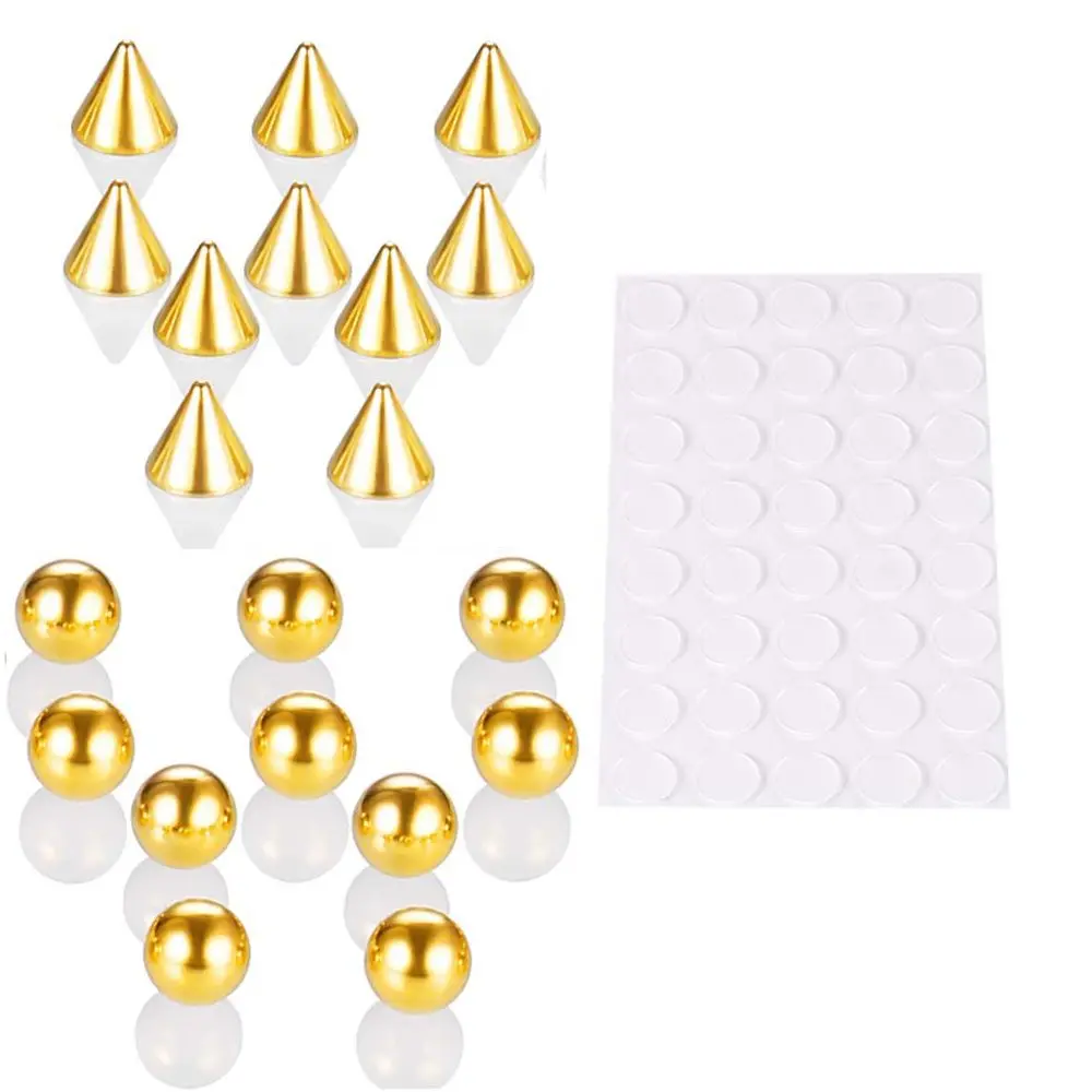 Joyería corporal para hombre: Pendientes de acero inoxidable con adhesivo, simulador de piercing de labio, anillo de nariz de bola, y set de simuladores de piercing para ceja.