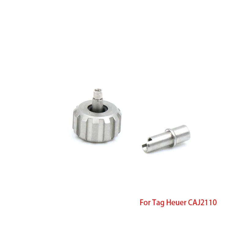 Watch Replacement Parts Head 7.6mm Crown For Tag Heuer CAJ2110 Time Adjustment Button Steel Repair Accessories