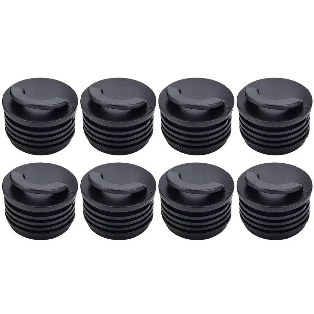 4pcs 3.5/4cm Scupper Stopper Black Bung Rubber Drain Holes Plugs Marine Boat Kayak Marine Boat Scupper Holes Plugs Rafting Parts