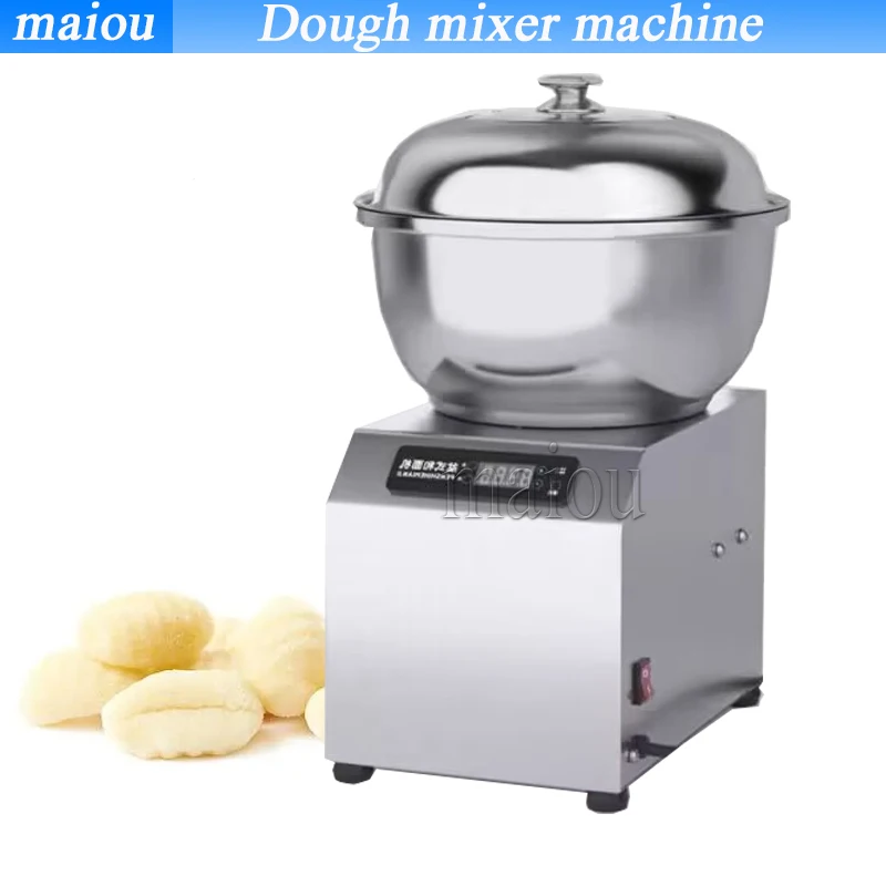 

Flour Mixers Home Up Dough Mixer Stainless Steel Basin Bread Kneading Machine Food Pasta Stirring Maker