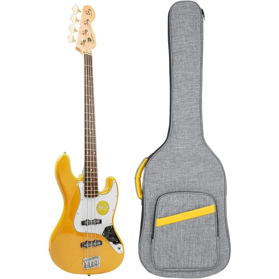 

Bass Guitar Case Bass Guitar Gig Bag 0.4 Inch waterproof Thick Padding Backpack Soft Bass Case Dual Adjustable Shoulder Strap P