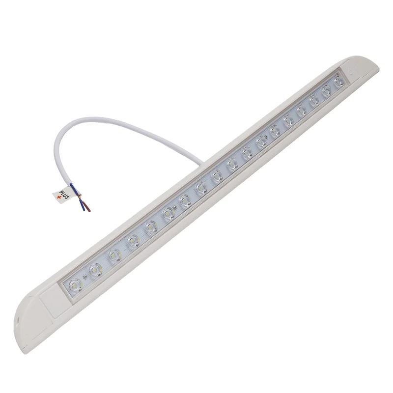 ราคาลดลง! ไฟแอลอีดีสำหรับกันสาด 18 ดวง 9 วัตต์ 12 โวลต์ กันน้ำ 506 มม. ไฟส่องสว่างสำหรับระเบียง เหมาะสำหรับตั้งแคมป์ รถบ้าน รถบรรทุก รถอาร์วี เรือ
