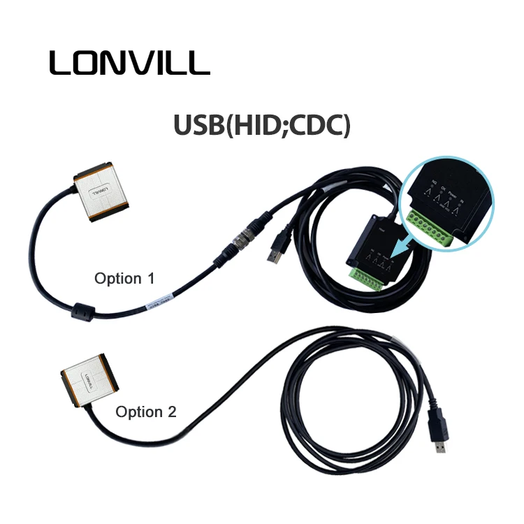 Pemindai Barcode Nirkabel Industri LONVILL Dijual, Pemindai Barcode Berkabel 1D 2D Dengan Port Usb/Rs232/TTL