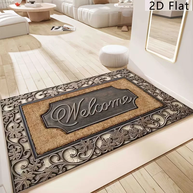 Welcome Home, The Abstract Line Pattern of The Anti Slip Flo