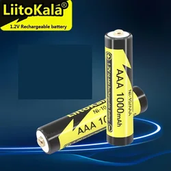 2-10PCS LiitoKala Ni-10/AAA 1.2V 1000mAh AAA NI-MH Rechargeable Batteries For Shaver Flashlight Camera NIMH Pre-charged Battery